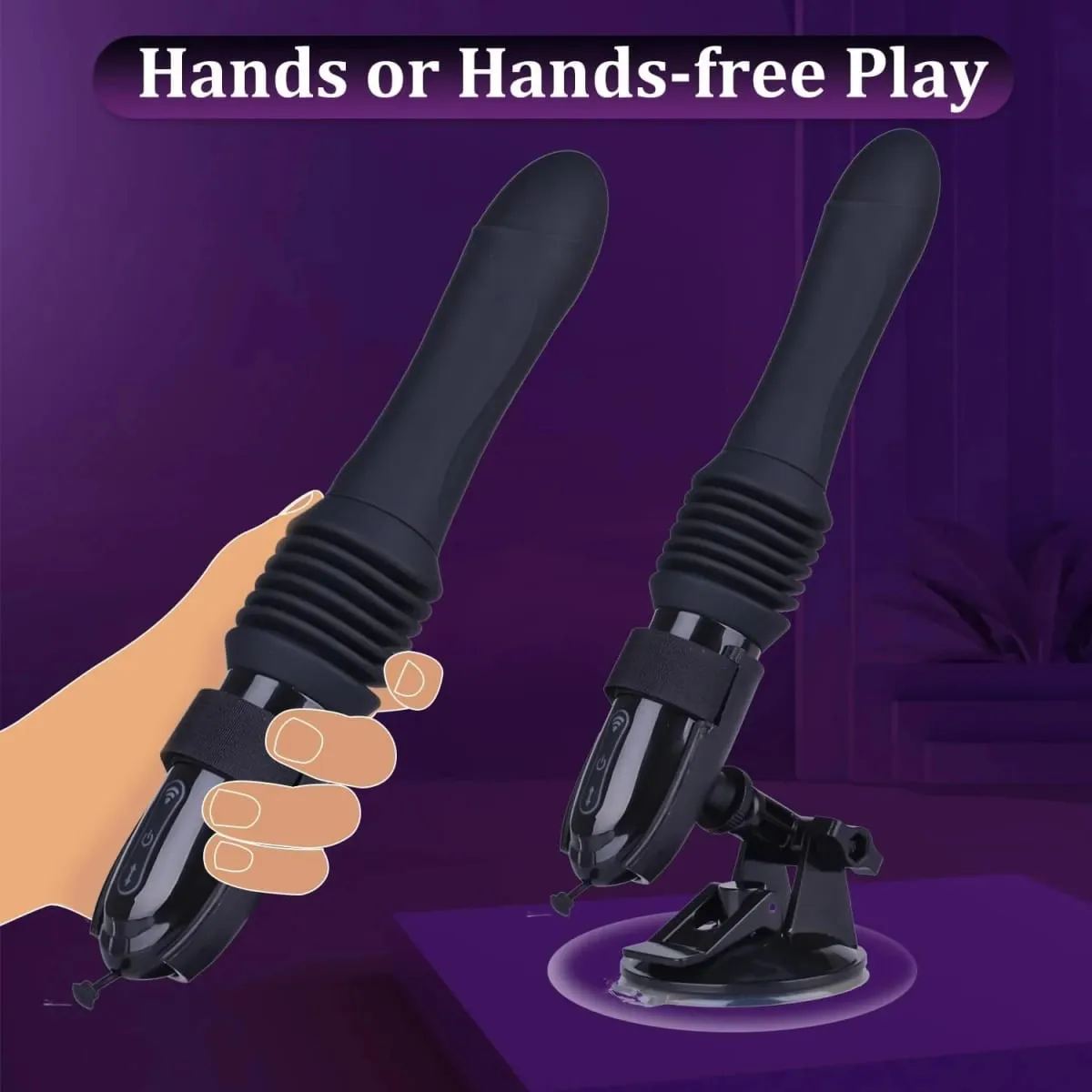 Máquina de sexo vibrador telescópico vibrador automático para cima massageador g ponto empurrando brinquedo vaginal retrátil masturbação feminina — image 4