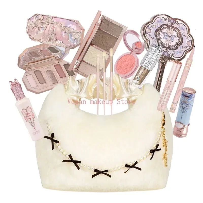 Flor sabe conjunto de contos de fadas do meio do verão compõem caixa de presente paleta de sobrancelha em pó blush corretivo lipgloss para mulher — image 12