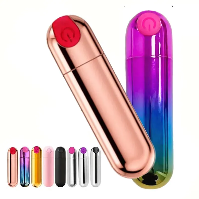 Poderoso carregador usb bala vibrador clitóris estimulador g-ponto vagina massagem adulto brinquedos sexuais eróticos para mulher masturbador feminino — image 1