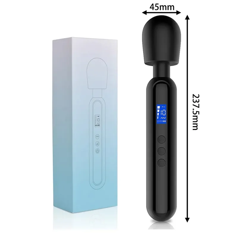 Soft Silicone Massage Wand Multi‑Size & Multi‑Color Optional Waterproof Adjustable Vibration Modes Portable Home Relax Tool