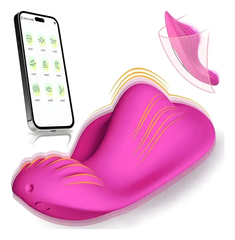 Calcinha bluetooth wearable vibrador vagina clitóris estimulador massageador controle app wearable ovo vibratório brinquedo sexual para adulto