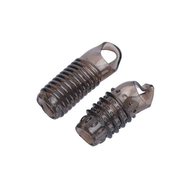 Extensor de pênis retardar a ejaculação, capa de silicone reutilizável para ampliação do pênis, brinquedos sexuais para homens, anel de bloqueio de sêmen, sex shop 18 +