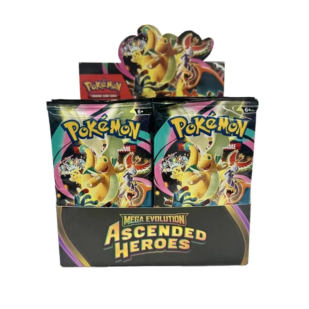 Cartão pokémon divertido 40-360 segundos, mega evolução, chamas fantasmas, reforço inglês, cartão de batalha, fãs de anime, brinquedo de presente de aniversário para crianças — image 2