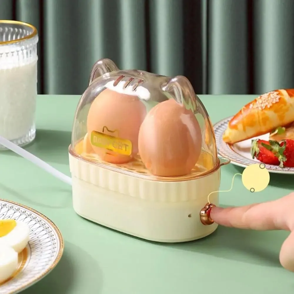 Máquina automática de desligamento de ovos, forma de gato, caçador de ovos, panela de alimentos, vaporizador de alimentos, café da manhã, cozinha doméstica — image 2
