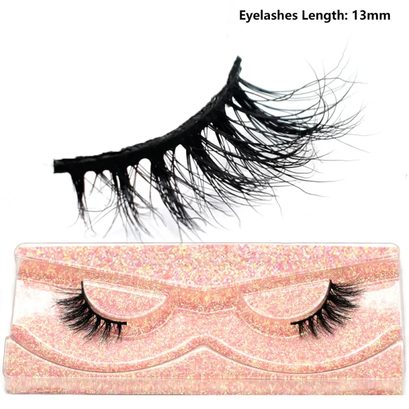 Half Eye Lashes Natural 3D Mink Short False Eyelashes Fluffy Wispy Cross Strip Fake Lashes Soft Half Eyelashes Extension Makeup — image 19
