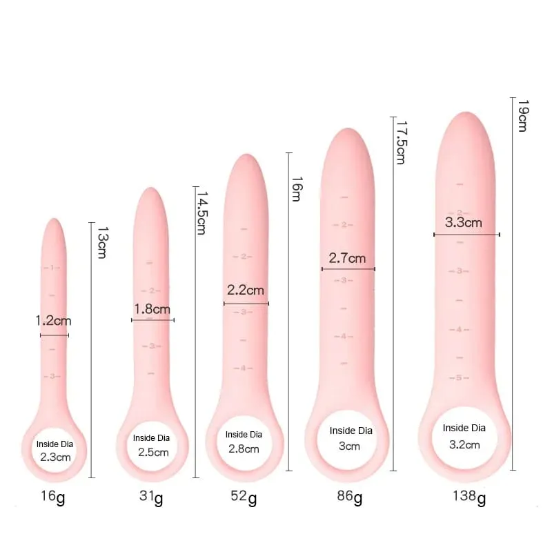 5 pçs/set plugues anais de silicone macio com escala iniciante estimulador anal treinador sexo jogar brinquedo volta tribunal feminino flertar butt plug