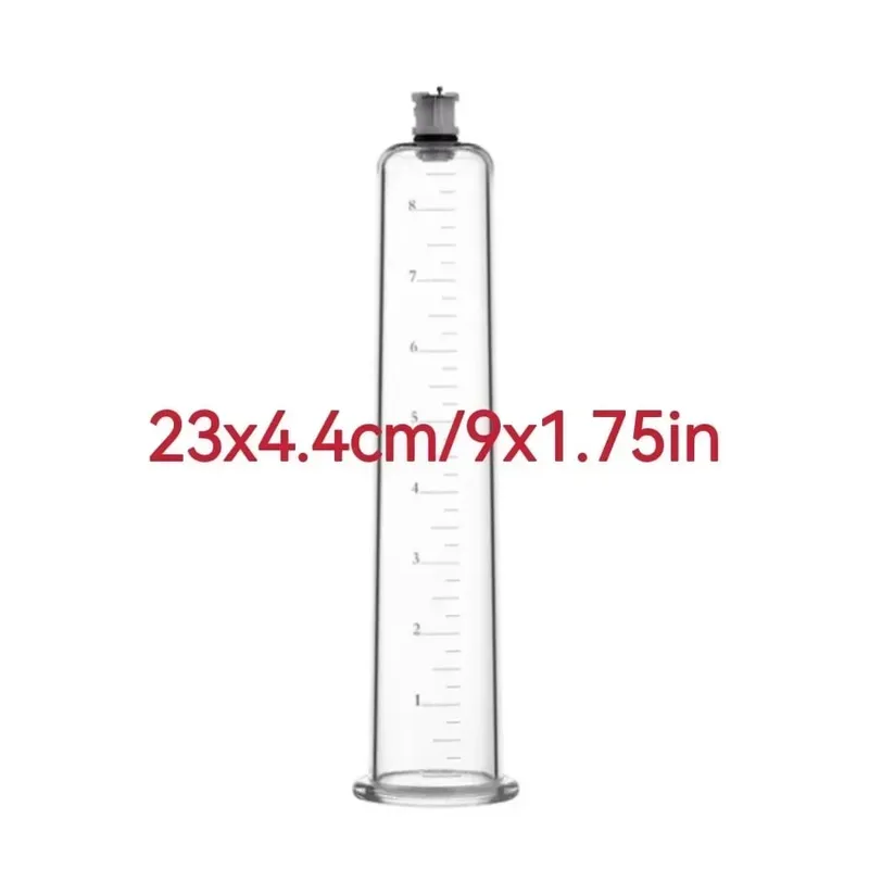Acrylic Penis Pump Accessories Vacuum Penis Enlargement Device Masturbation Vacuum Pump Flange Pump Penis Cylinder Set Sex Toys