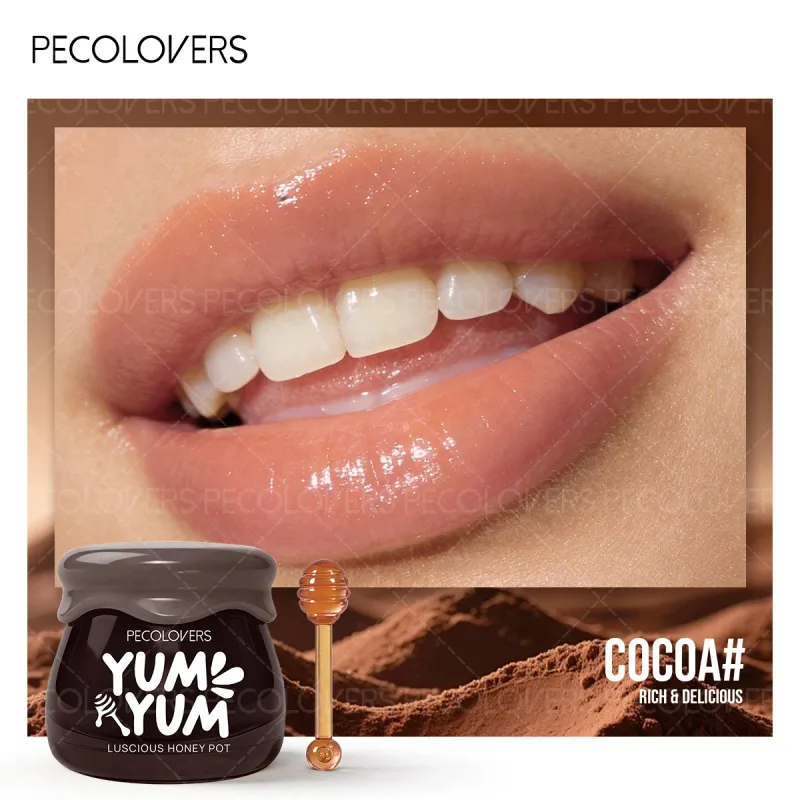 1PC Fruit Honey Pot Lipstick Can Moisturize Lips for A Long Time and Can Be Applied Repeatedly To Nourish Lips and Make Up Lips