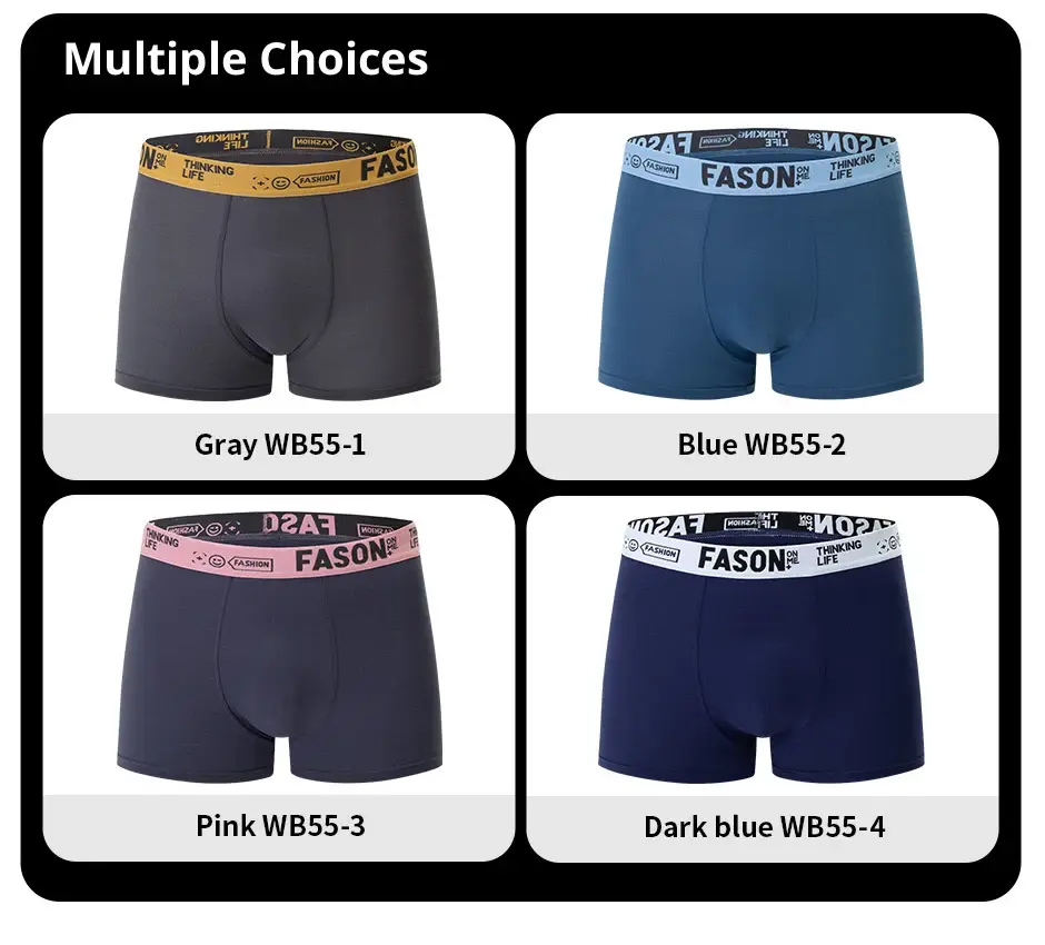 5/4 Pcs Men's Fashion Printed Underwear Comfortable Joker Boxer Plus Size 5XL Adolescent Multicolor Mix Shorts Middle-aged Boxer