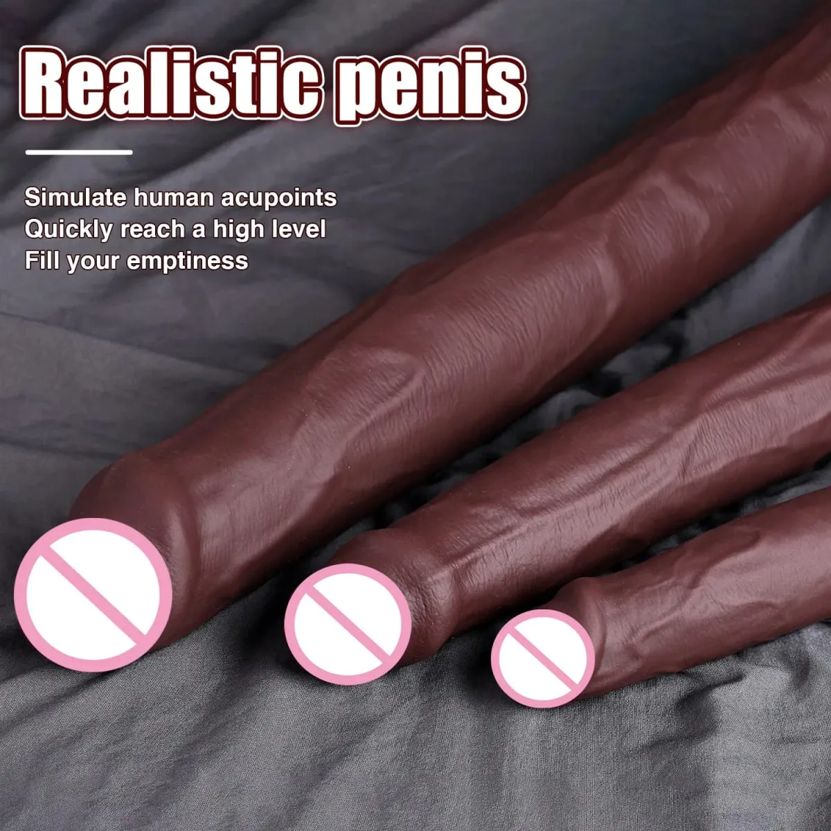 Long Dildo Realistic Snake Shape Single Layer Silicone Big Penis Soft Anal Sex Toys Suction Cup Dick for Women G-spot Orgasm 18+