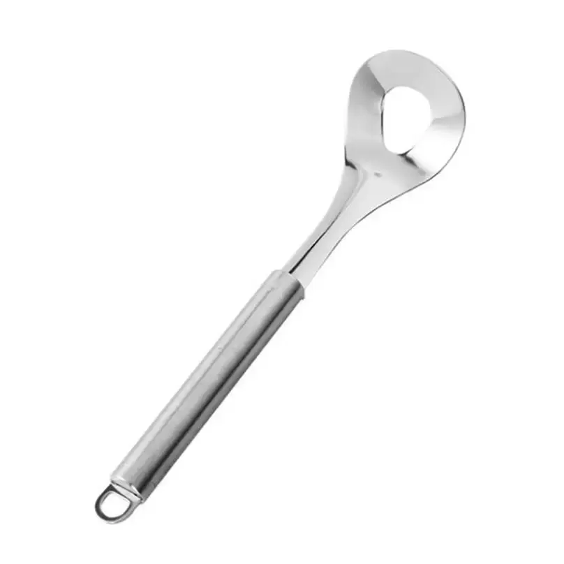 1 Pcs Maker Spoon Meat Baller With Elliptical Leakage Hole Stainless Steel Meat Ball Mold Kitchen Gadget Meat Tools