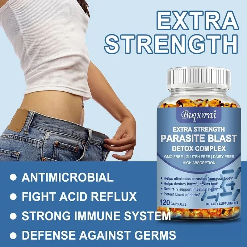 Parasite Blast Detox Complex - Promotes Intestinal Health Metabolism Digestive Health and Improves The Immune System