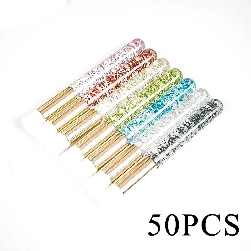 Atacado 30/50 pçs escovas de limpeza de cílios para extensões de cílios glitter lash shampoo escovas nariz poros limpeza ferramentas de maquiagem — image 10