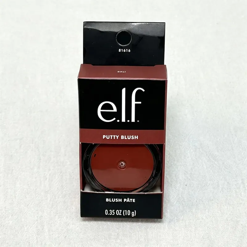 Elf Putty Blush Single Matte Cream Blush Dual-Use as Cream Eyeshadow Natural Soft Tone for Effortless Everyday Facial Makeup