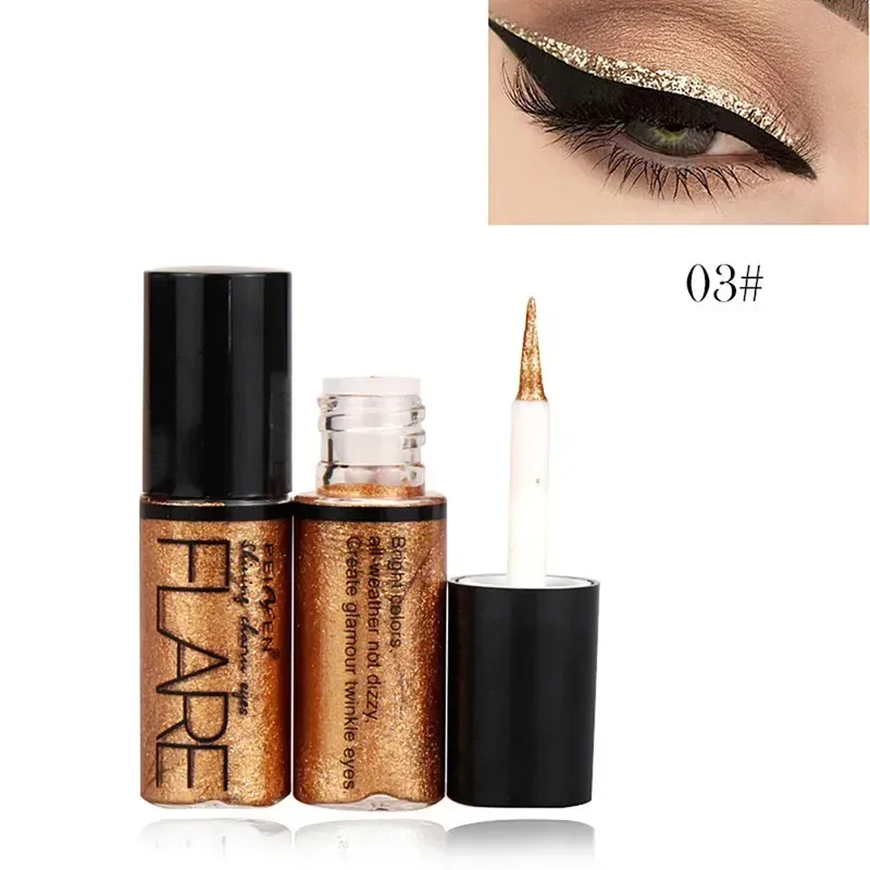 Delineador grande com vedação de duas cabeças, à prova d'água e de secagem rápida, delineador líquido preto, caneta de cola para cílios pequenos, maquiagem cosmética, 1 peça