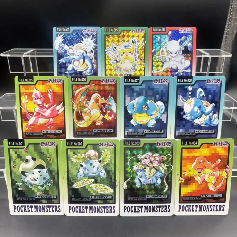 153pcs 1997 MONSTROS DE BOLSO Blastoise DIY Self Made Cartão Único Clássico Jogo Anime Cartão Presente Brinquedo
