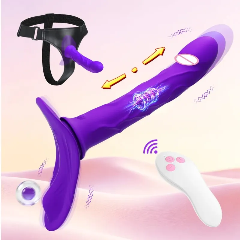 Empurrando vibrador de controle remoto vibratório cinta de silicone no vibrador g ponto wearable pegging calcinha vibradores brinquedo sexual para mulher