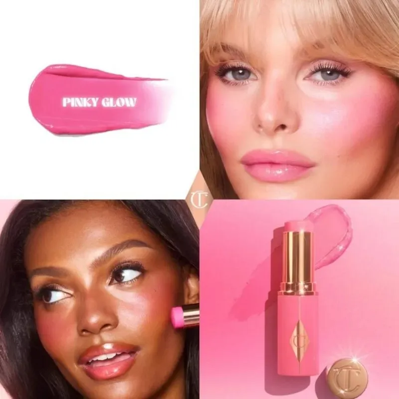 Charlotte Tilbury Liquid Foundation Cushion Foundation Setting Spray Pressed Powder Love 2 Color Powder Blusher Eyeshadow Rouge