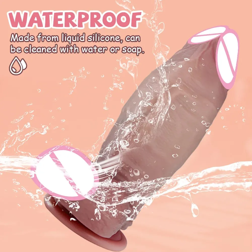 Wearable Strapon Vibrador Enorme Vibradores Realistas Silicone Pênis Grosso Masturbação Feminina Brinquedos Sexuais Adultos para Mulheres Lésbicas Gays