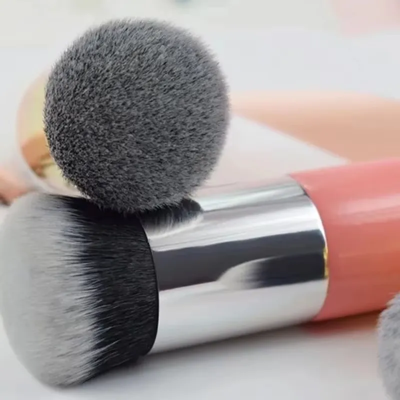 1 pçs pincéis de maquiagem rosto fundação pó solto corretivo mistura blush escova macio sintético cosméticos beleza maquiagem ferramentas