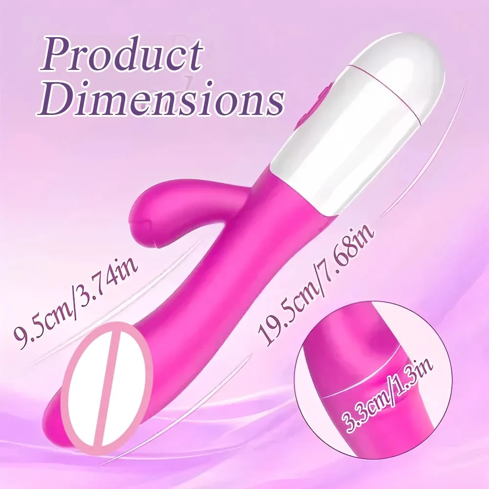 Coelho vibrador vibrador vibrador poderoso dupla vibração g ponto clitóris estimulação masturbadores massageador vaginal adulto para mulheres brinquedos sexuais — image 4