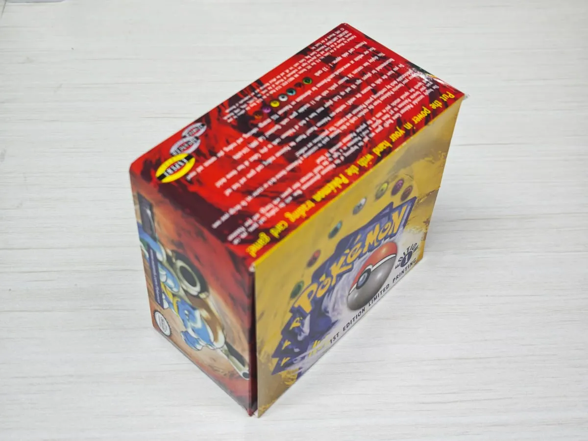 Conjunto de base 1ª edição shadowless booster box pokemon cartões ptcg proxy clássico anime coleção cartão 1 conjunto 36 pacotes 1 pacote/11 cartão
