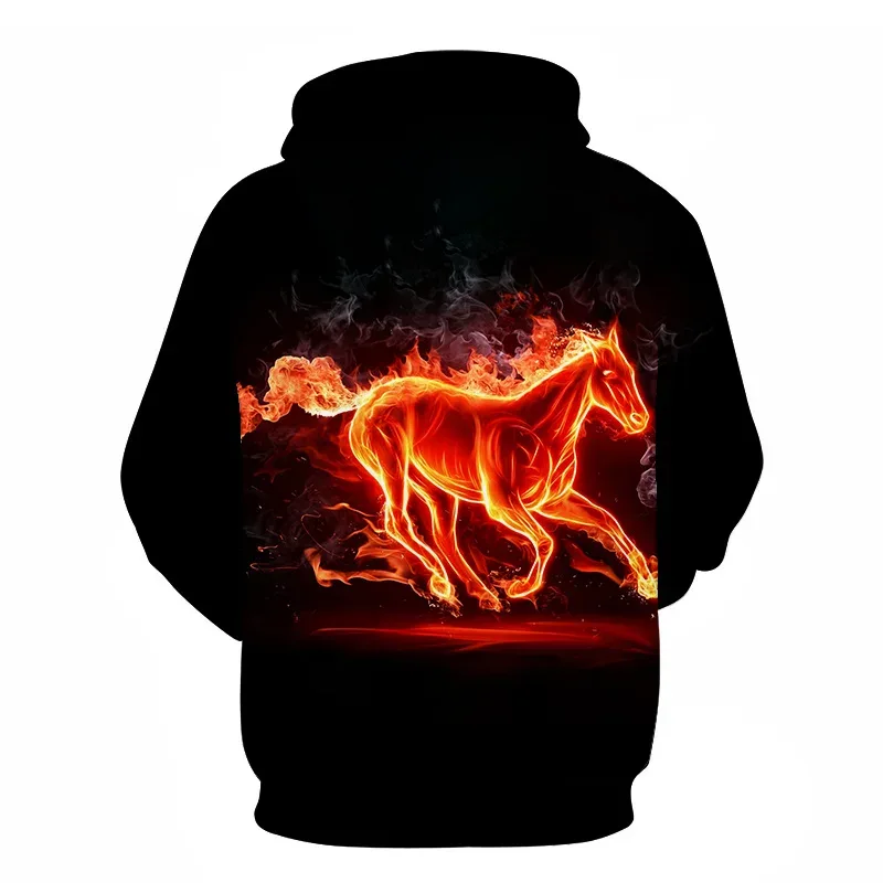 Horse Win Instant Success 3D Print Hoodies Interesting implication Animal Design Men Women Streetwear Pullover Casual Sweatshirt