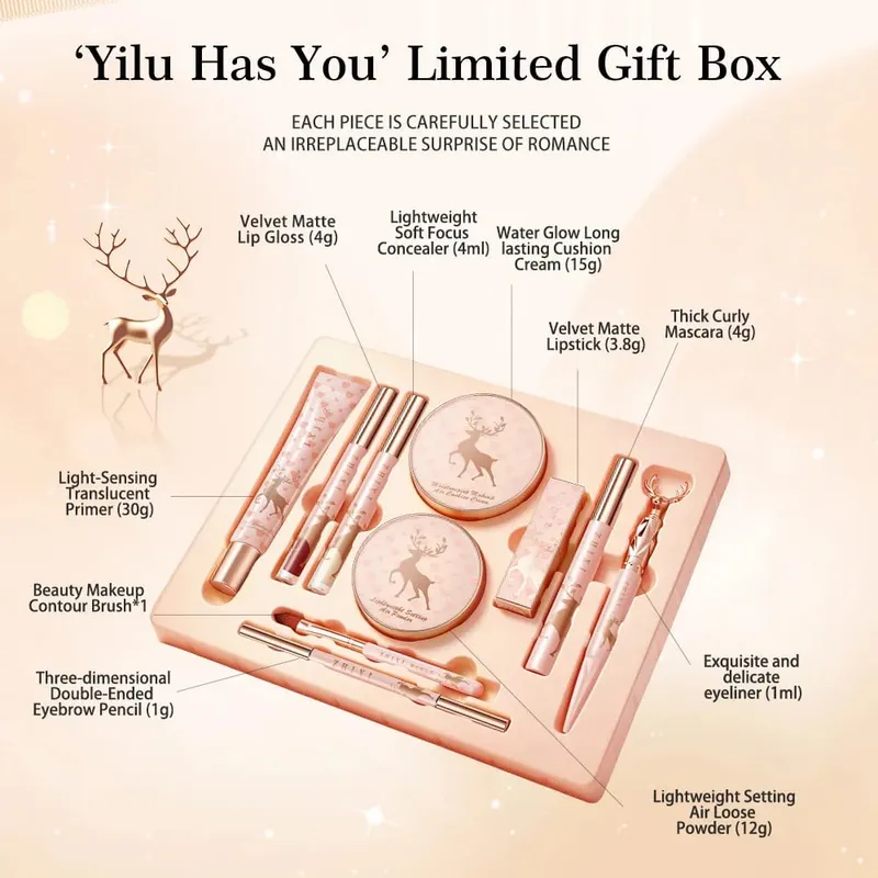 Conjunto de maquiagem para presente, kit de cosméticos para rosto inteiro, coleção de beleza, aniversário, dia dos namorados, conjuntos de maquiagem, conjunto completo de cosméticos