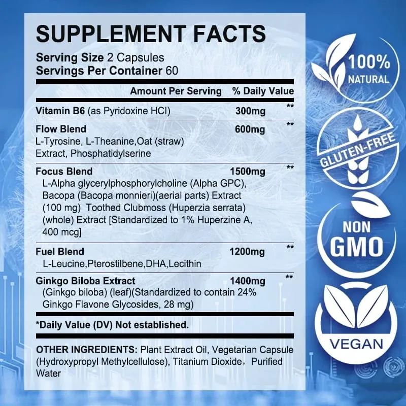 有助於增強記憶學習能力提升思維集中。改善情緒並支持健康的大腦。 — image 6