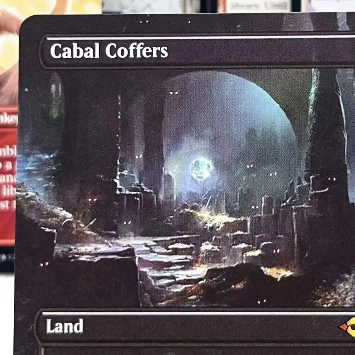 MH2 HOLO7-Ⅰ03 Cartões Tcg Alemão Núcleo Negro Ragavan Ágil Saga de Urza Buscar Terras Áridas Mesa os Cofres da Cabal