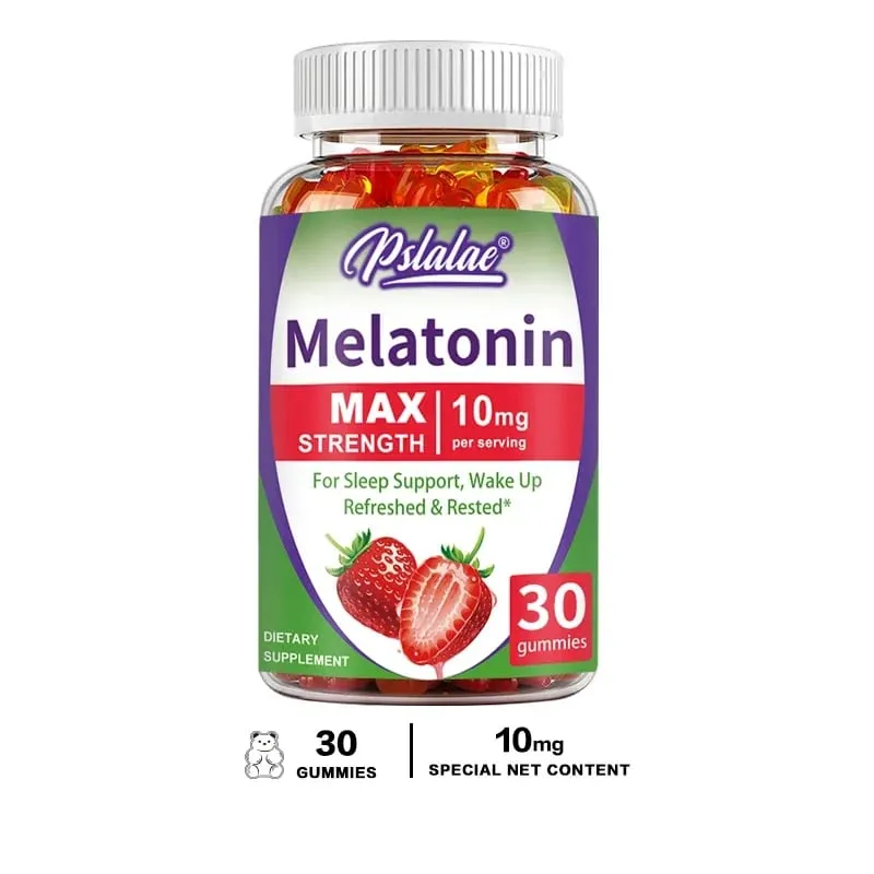 Melatonin Gummies 10 Mg - Fight Insomnia Support Immunity and Improve Rest Quality Fall Asleep Naturally