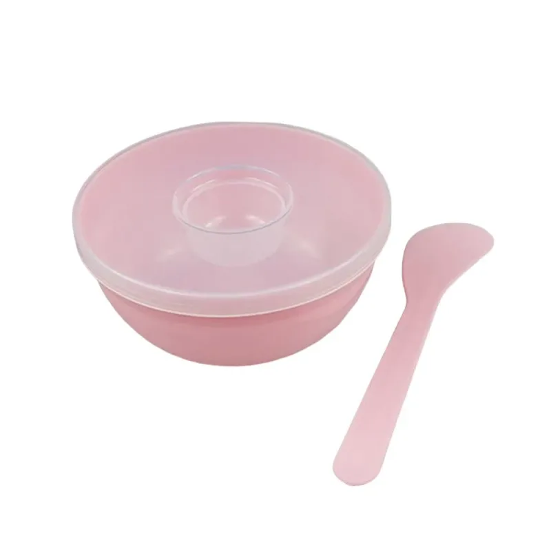Máscara facial mistura tigela conjunto diy ferramenta de mistura máscara com máscara de silicone tigela pincéis de maquiagem espátula beleza cuidados com a pele beleza saúde