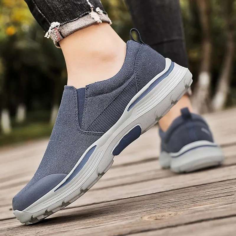 Men's Walking Shoes Handmade Breathable Man Flat Loafer Lightweight Male Driving Casual Sneakers Outdoor Footwear Size39-47