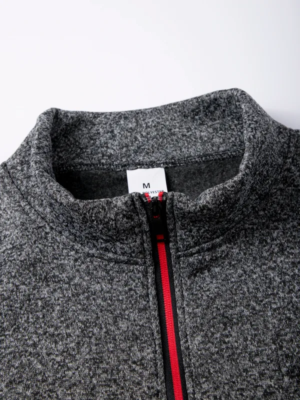 Men Sweatshirts Spring Thicker Pullover Half Zipper Pullover for Male Hoody Outdoor Sweatshir Autumn Solid Color Turtleneck Swea