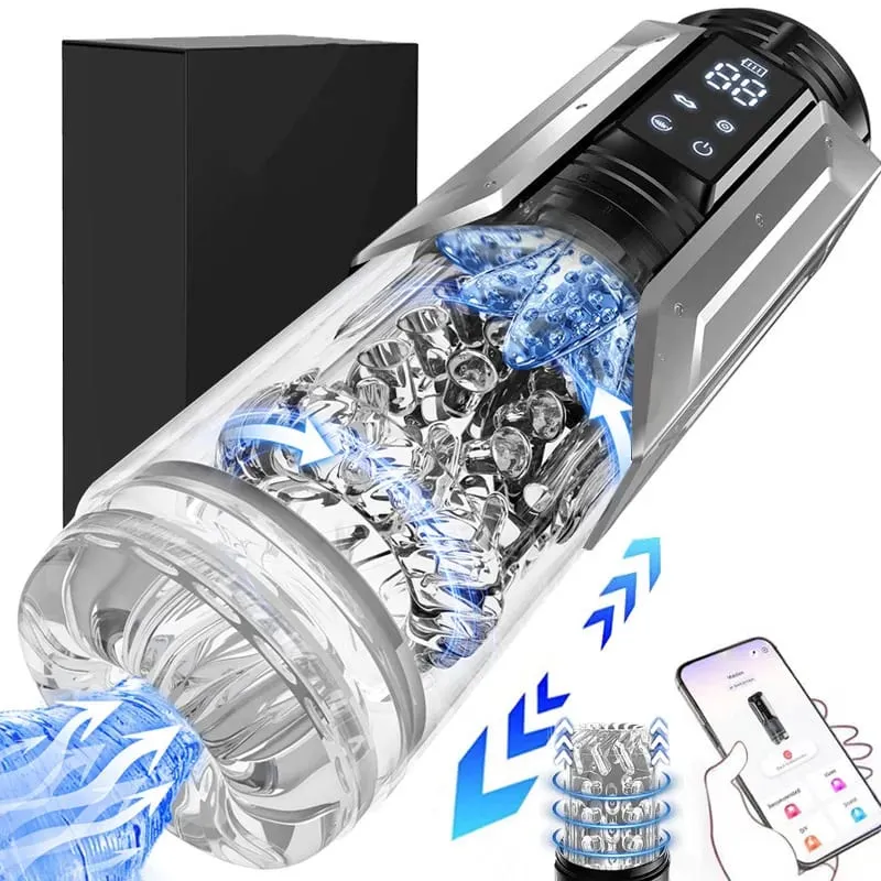 Stroker masturbador masculino automático com 7 impulsos rotativos lambendo adulto bolso buceta masculino brinquedo sexual boquete máquina de sexo