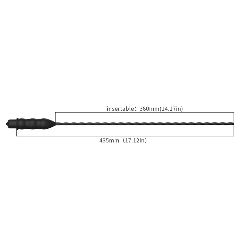 Vibrador uretral de 10 frequências, estimulador de olho de cavalo, plug de pênis, expansor de cateter, masturbador masculino, brinquedos sexuais