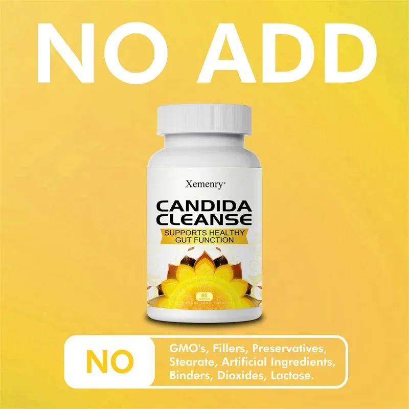 Candida Cleanse - Promotes Intestinal Health Detoxification Intestinal Cleansing Promote Digestion & Metabolism Immunity