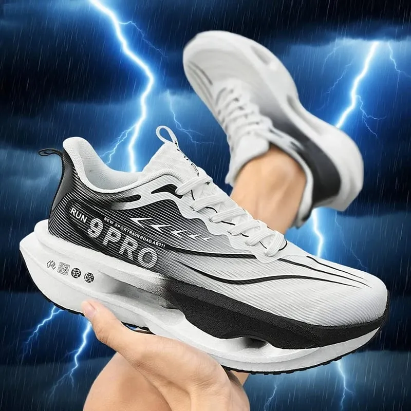 Confortável casual tênis de caminhada para homens maratona placa carbono tênis feminino basquete esporte masculino respirável