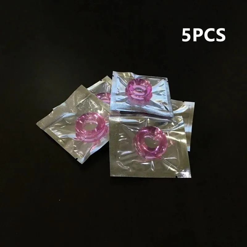 10/5 pçs silicone durável pênis anel adulto homens ejaculação atraso galo anéis de borracha pênis ampliação brinquedos sexuais para sexo masculino anel
