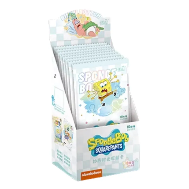SpongeBob SquarePants Card Patrick Star Fun Time Gift Box Collection Cards ChildrenGifts Rare Collections Gift Toy