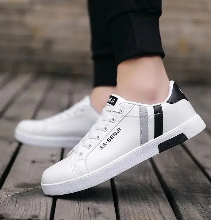 Tênis masculino sapatos vulcanizados barato plano confortável primavera outono moda branco tênis casuais sapatos masculinos chaussure