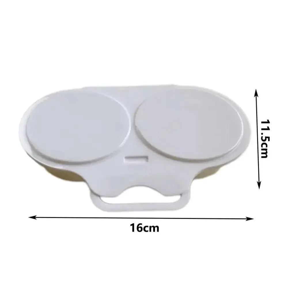 Molde de plástico para ovos, micro-ondas, cozinha, molde fácil de limpar, vaporizador de ovos, portátil, resistente ao calor, caixa de ovos no vapor
