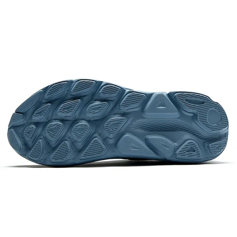 Sapatos de corrida masculinos jogging respirável malha amortecimento antiderrapante ao ar livre sapatos de luxo casal treinador tênis de corrida fora de estrada sapatos — image 3