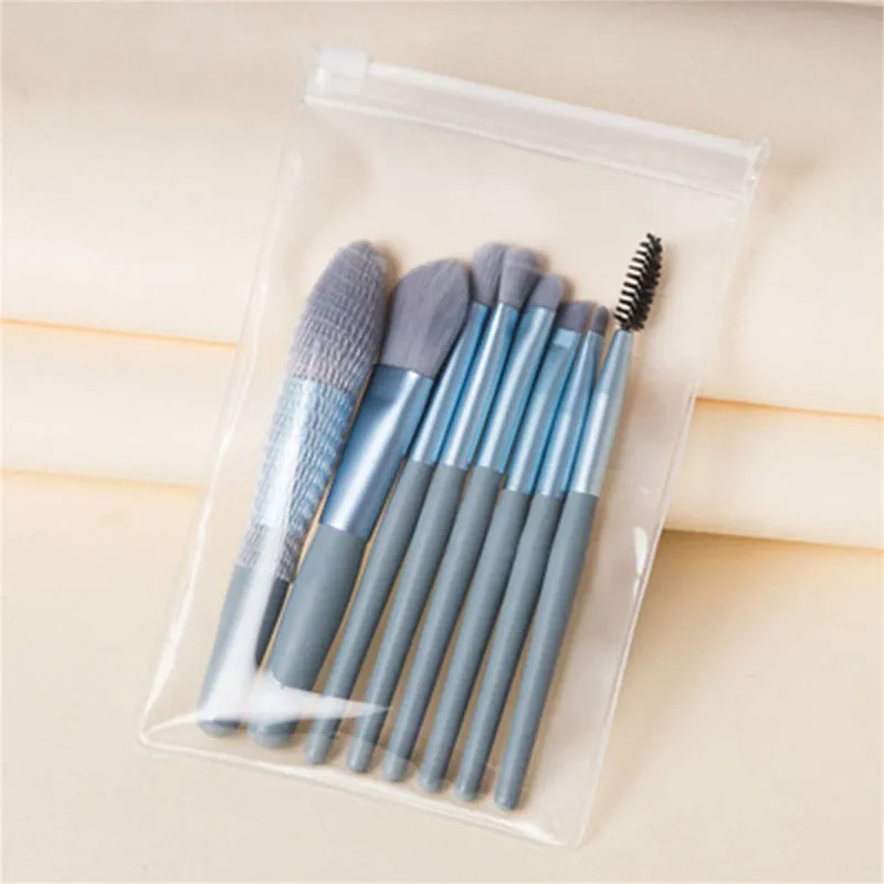 Conjunto de pincéis de maquiagem macios e macios para cosméticos, base, blush, pó, sombra, kabuki, mistura, pincel de maquiagem, ferramenta de beleza