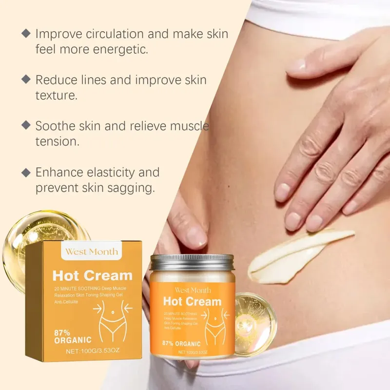 Firming Body Cream Tightens Skin Boosts Elasticity Lightens Fine Lines Hydrates and Moisturizes Brightens Skin Tone