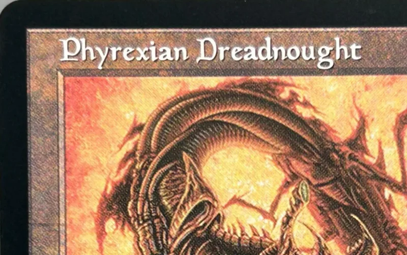 LK2 Gaea's Cradle Intuition Phyrexian Dreadnought Proxy TCG personalizado de alta qualidade/cartões de jogo colecionáveis (papel de núcleo preto) — image 2