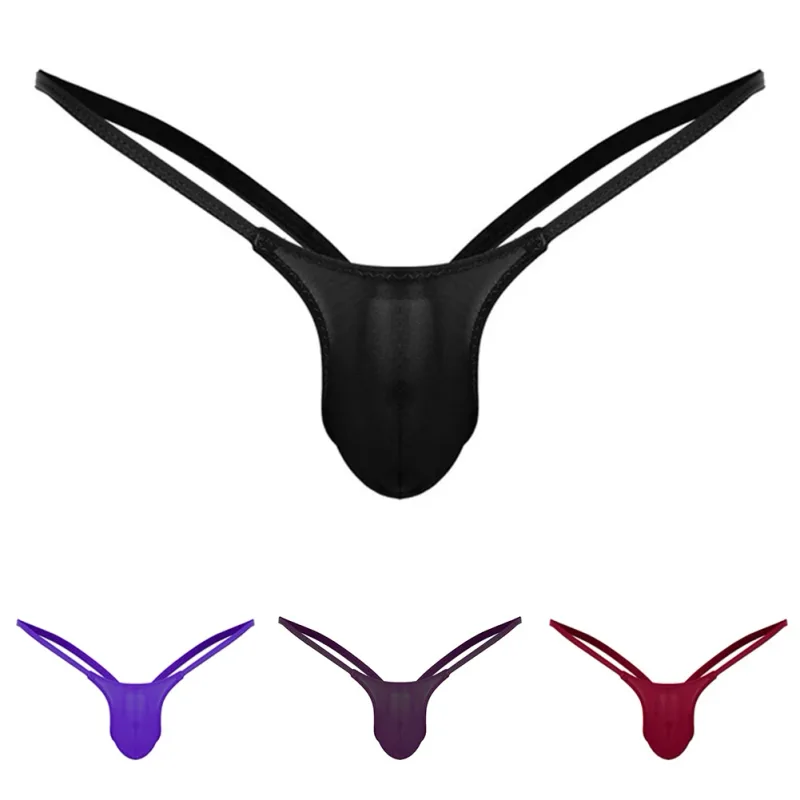 Ultra-fino gay homem tanga g-string sem costura jockstrap micro t-back roupa interior masculino corda biquíni roupa de banho bolsa underpant a50 — image 11