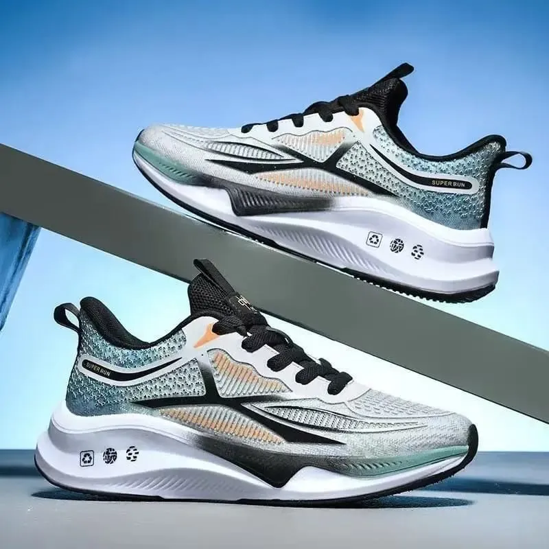 Novo tênis de corrida verão novo teste físico estudantes do ensino médio rebote amortecimento tênis masculino tenis masculino