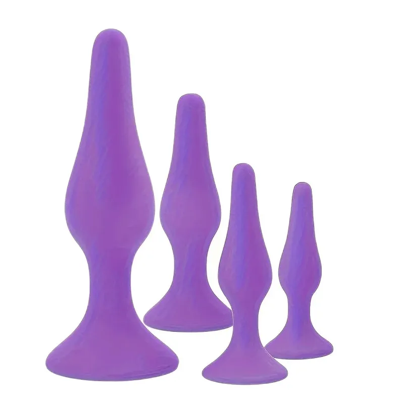 Plugue anal de silicone para iniciantes, plugue anal para homens e mulheres, massageador de próstata para gays, mini bala anal, masturbador, brinquedo sexual para homens