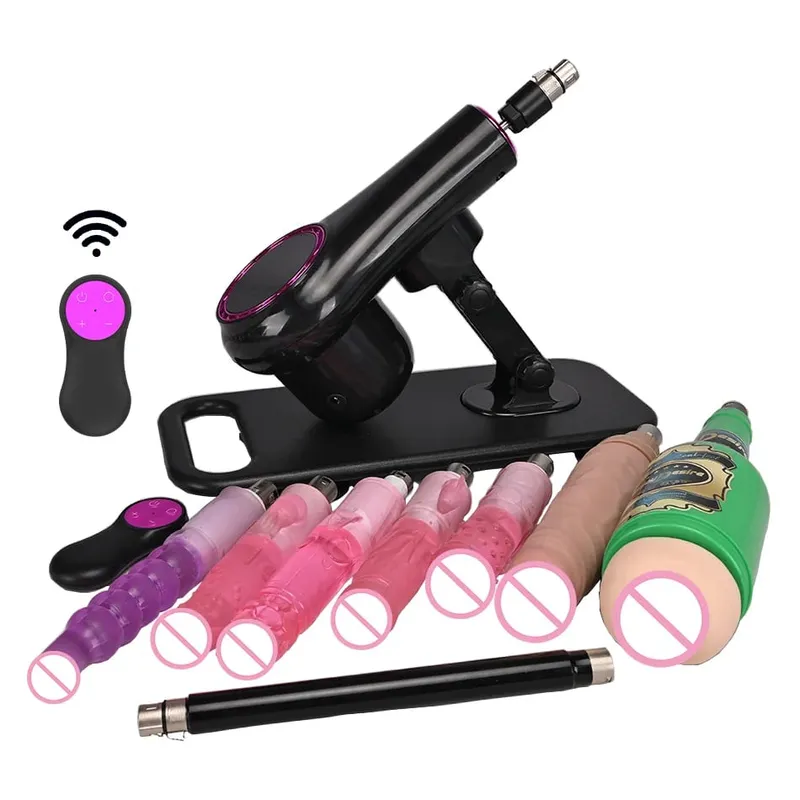NEW Automatic Wireless Sex Machine for Woman Adjustable Masturbating Pumping SexToys for Men Couples Sex products